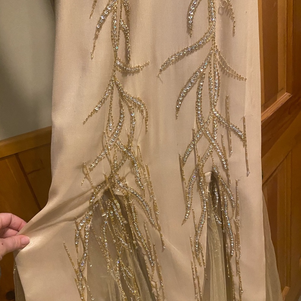 Champagne Prom dress